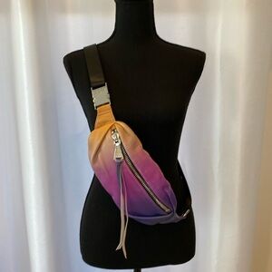 Aimee Kestenberg Purple and Tan Crossbody Bag